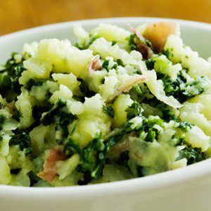 Mashed Potatoes with Kale (Colcannon)