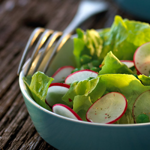 Spring Salad with Peas and Radishes